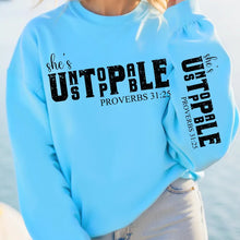 Load image into Gallery viewer, She’s Unstoppable Proverbs 31:25
