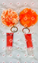 Load image into Gallery viewer, Fur ball Keychain with Lip Gloss
