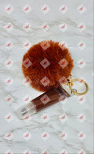 Load image into Gallery viewer, Fur ball Keychain with Lip Gloss
