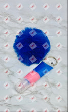 Load image into Gallery viewer, Fur ball Keychain with Lip Gloss
